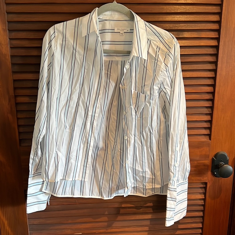 Equipment Striped Button Down - image 1